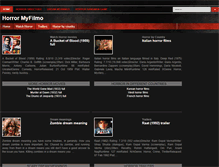 Tablet Screenshot of horror.myfilmo.com